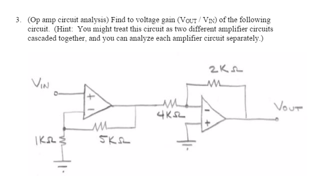 Op Amp Circuit Analysis