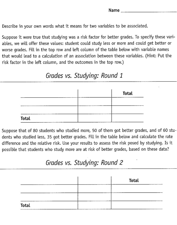 Solved Describe in your own words what it means for two