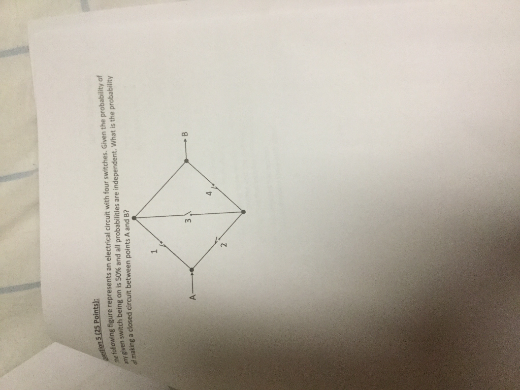 Solved The following figure represents an electrical circuit | Chegg.com