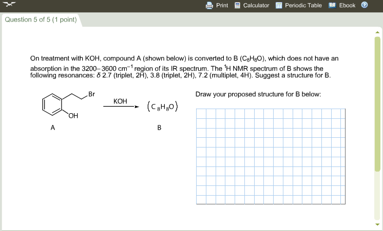 Solved On treatment with KOH, compound A (shown below) is | Chegg.com