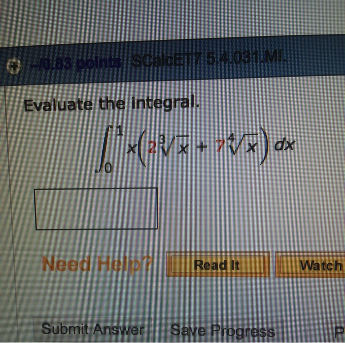 solved-evaluate-the-integral-integrate-0-between-1-x-2-3-chegg