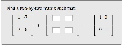 Solved Find a two-by-two matrix such that: | Chegg.com