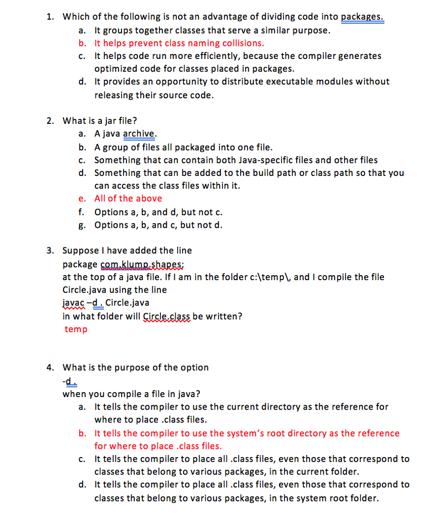 Solved 1. Which of the following is not an advantage of