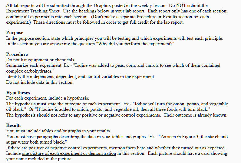 Solved Chemical Composition Of Cells Experiment Instructions 