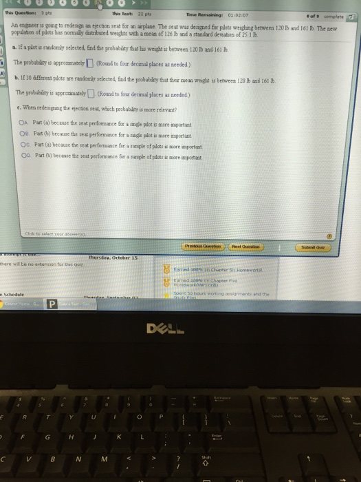 Solved An engineer is going to redesign an ejection seat for