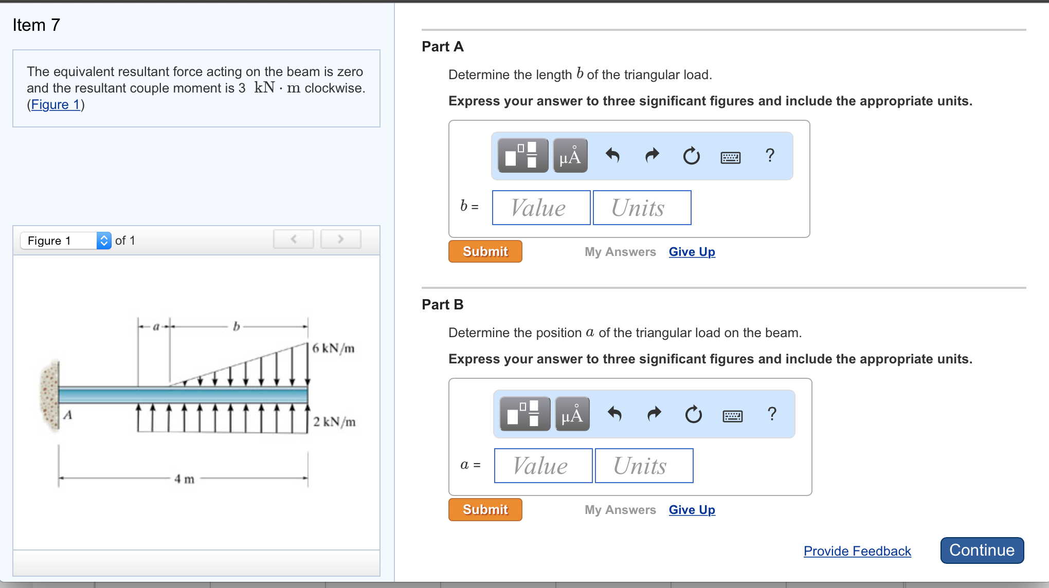 The Equivalent Resultant Force Acting On The Beam ... | Chegg.com