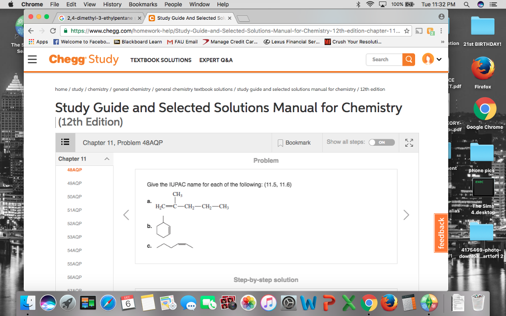 Solved Give the IUPAC name for each of the following: (11 5 Chegg com