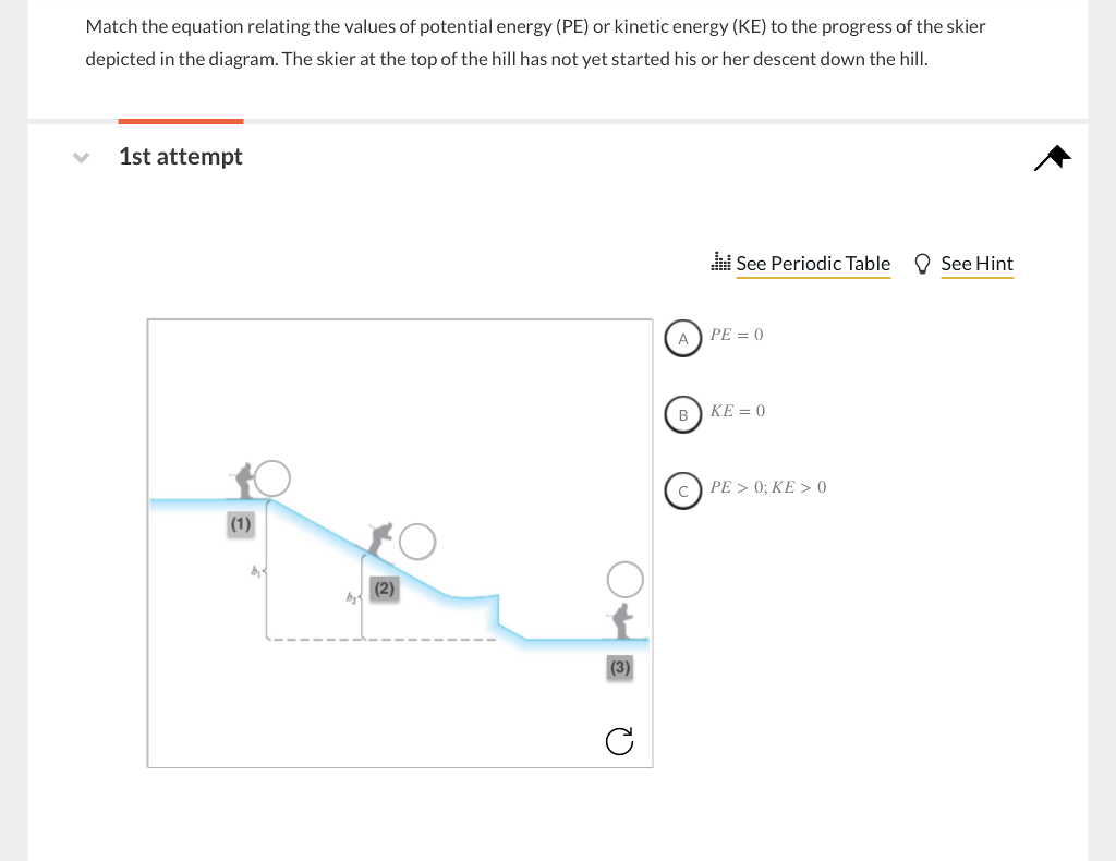 Match the equation relating the values of potential