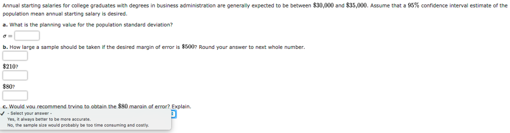 Solved Annual Starting Salaries For College Graduates With Chegg