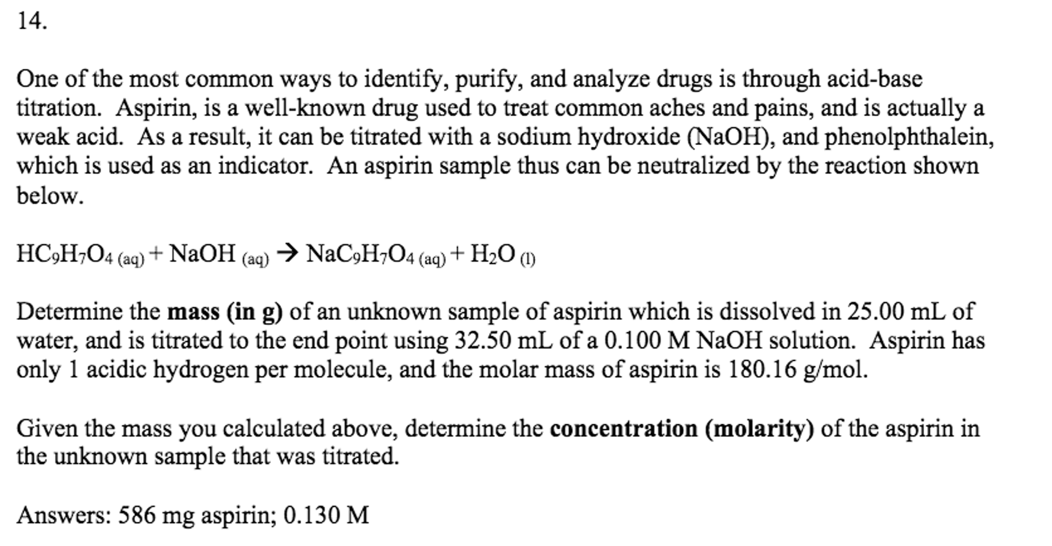 Solved One of the most common ways to identify, purify, and | Chegg.com