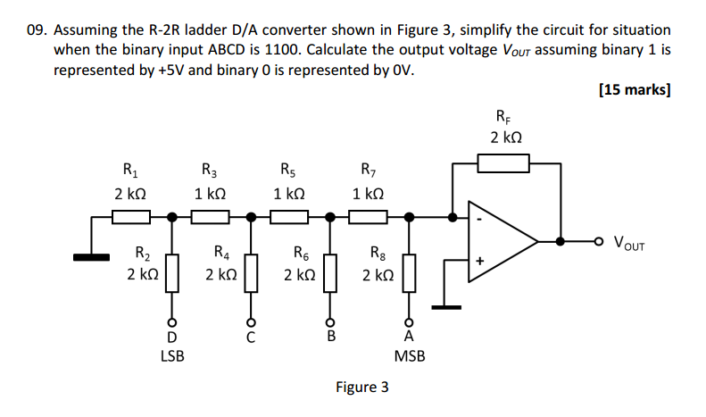 R-2r Ladder Dac Circuit Diagram