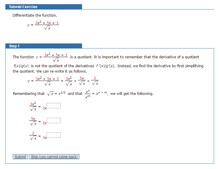 differentiate 3 to the power x square 2 x