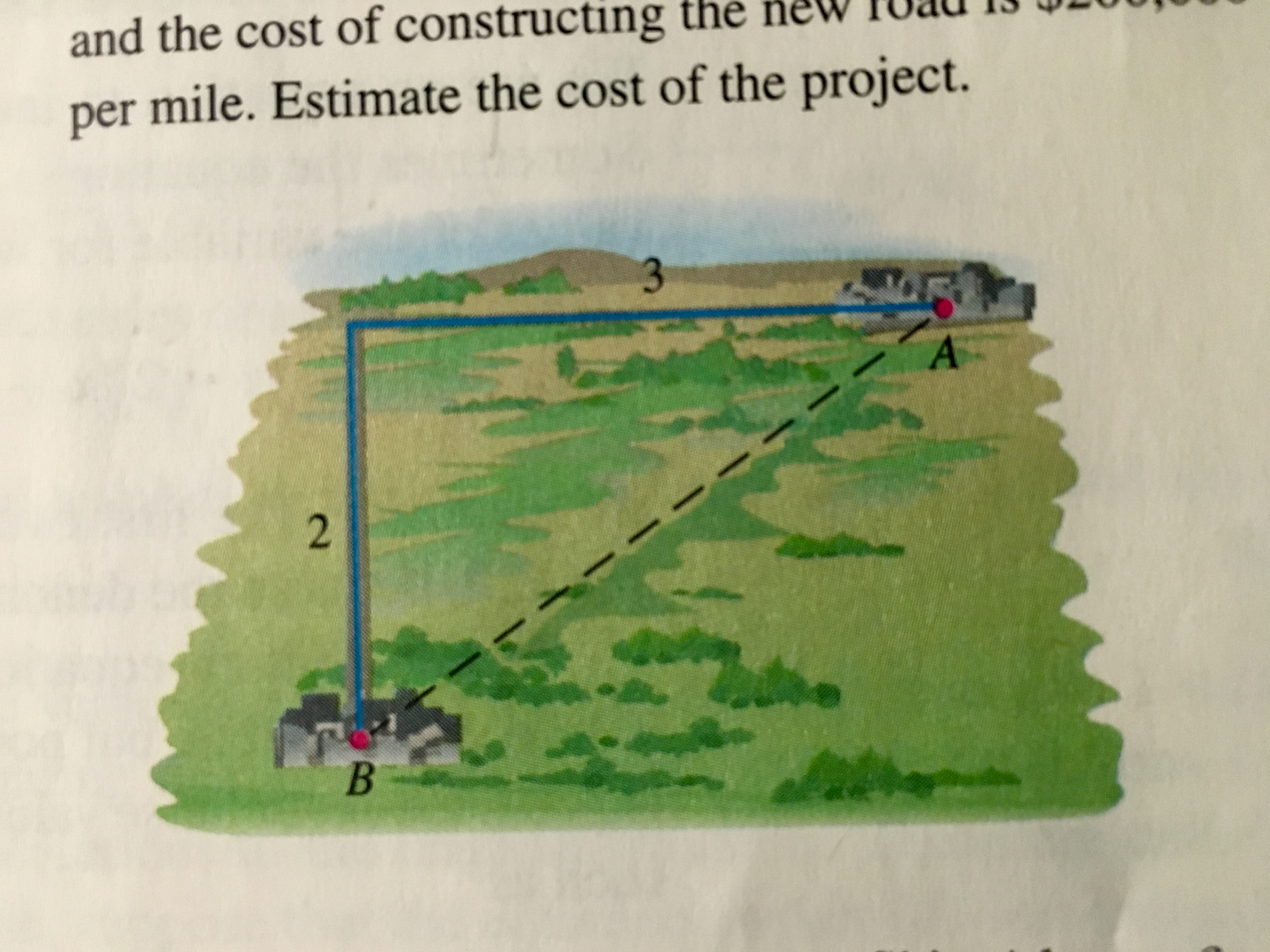 Solved Towns A and B are connected by two roads that | Chegg.com