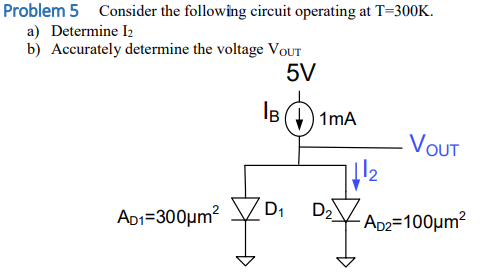 Solved Problem 5 Consider the following circuit operating at | Chegg.com