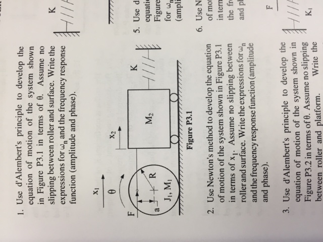 use-d-alembert-s-principle-to-develop-the-equation-of-chegg