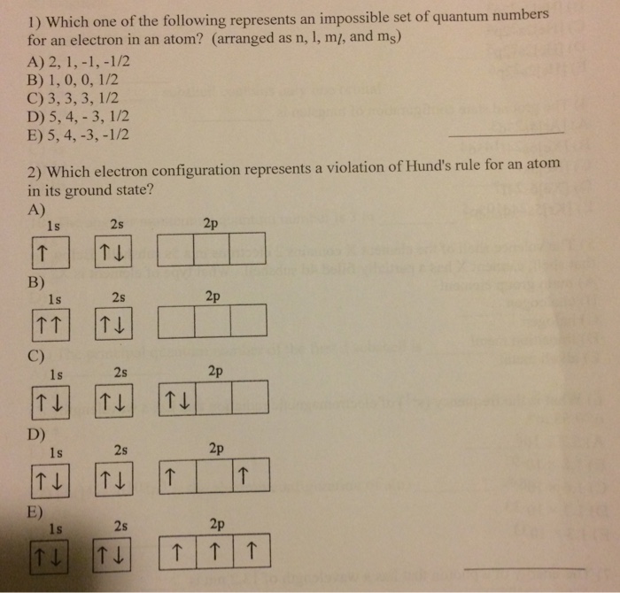 Solved 1) Which one of the following represents an | Chegg.com