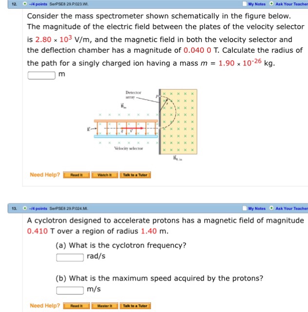 Solved Consider the mass spectrometer shown schematically in