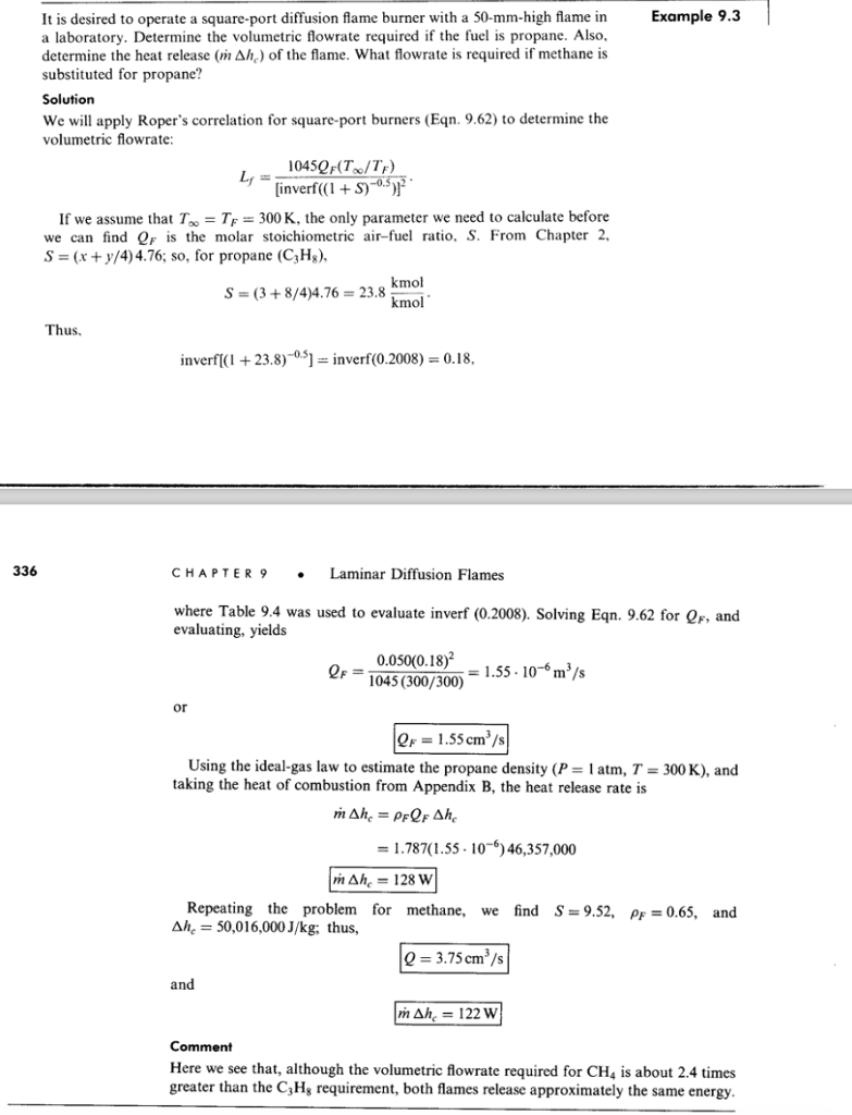 Solved I have a problem and also the similar example 9.3 | Chegg.com