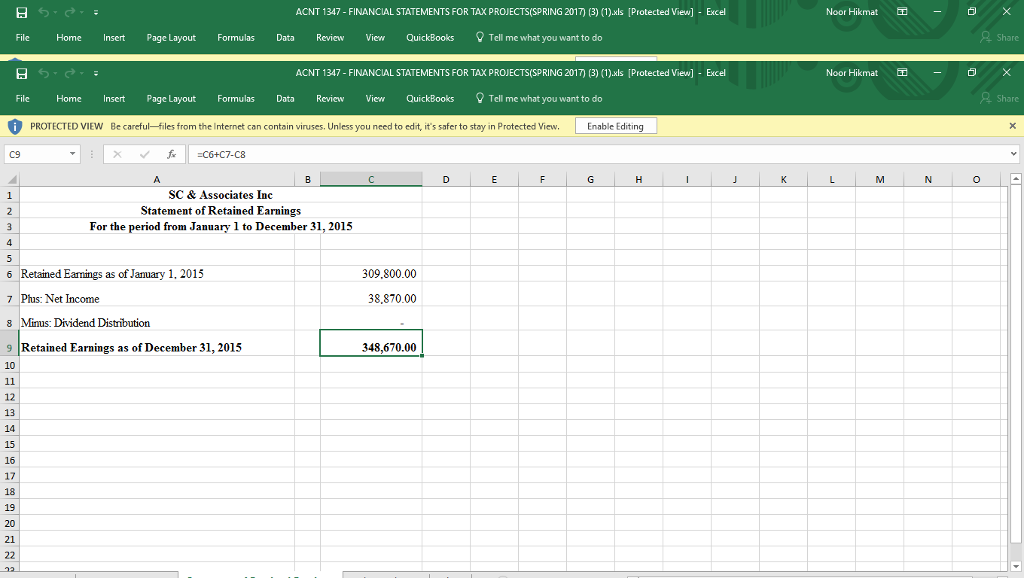 Solved TAX FORM 1120 Year 2015 SR & Associates Inc was | Chegg.com