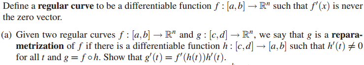 define-a-regular-curve-to-be-a-differentiable-chegg