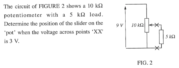 The Circuit Of Figure 2 Shows A 10 Kohm Potentiometer Chegg The Circuit Of Figure 2 Shows A 10 Kohm Potentiometer Chegg