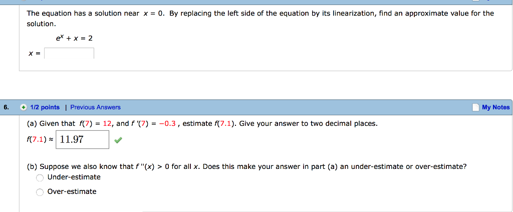 Solved The equation has a solution near x = 0, By replacing | Chegg.com