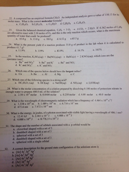 Solved Which one of the following does not Involve a | Chegg.com