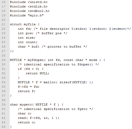 Solved I'm trying to write a new version of the fdopen() and | Chegg.com