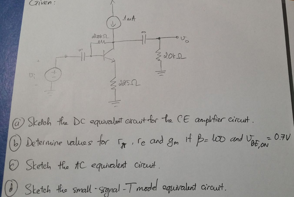 Solved Given : G 1mA DKNL o vo Z QOL.NL 2 QAS.L @ Skeloh Ha | Chegg.com