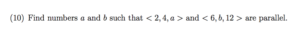 Solved Find Numbers A And B Such That And