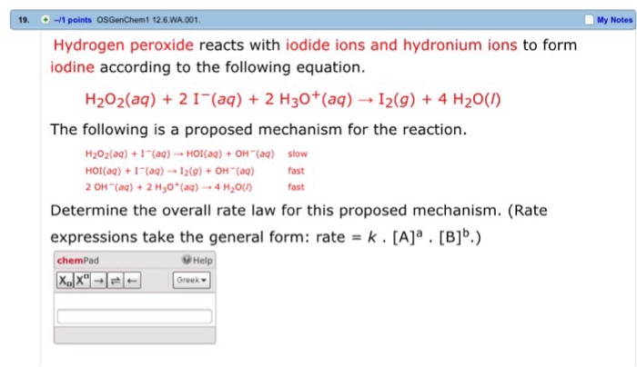 solved-hydrogen-peroxide-reacts-with-iodide-ions-and-chegg