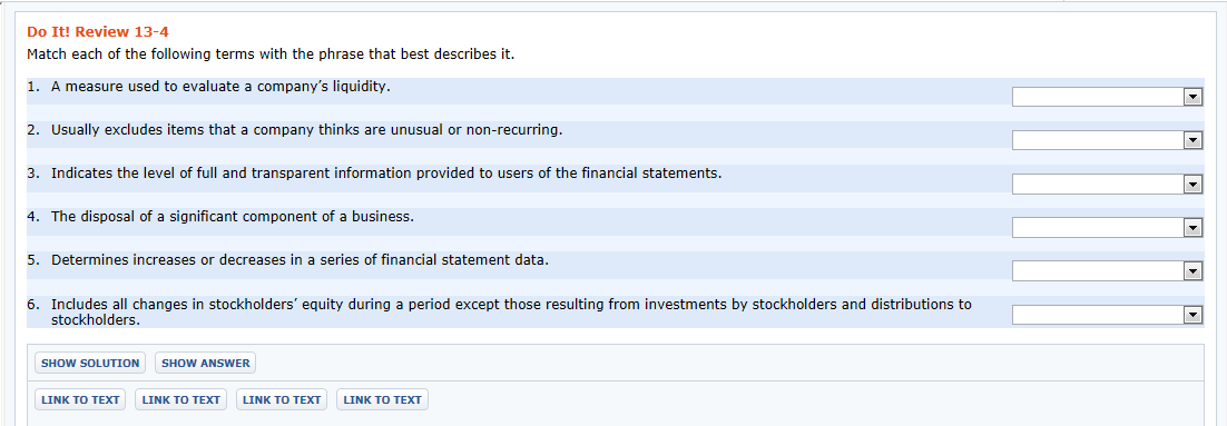 Solved Match each of the following terms with the phrase | Chegg.com