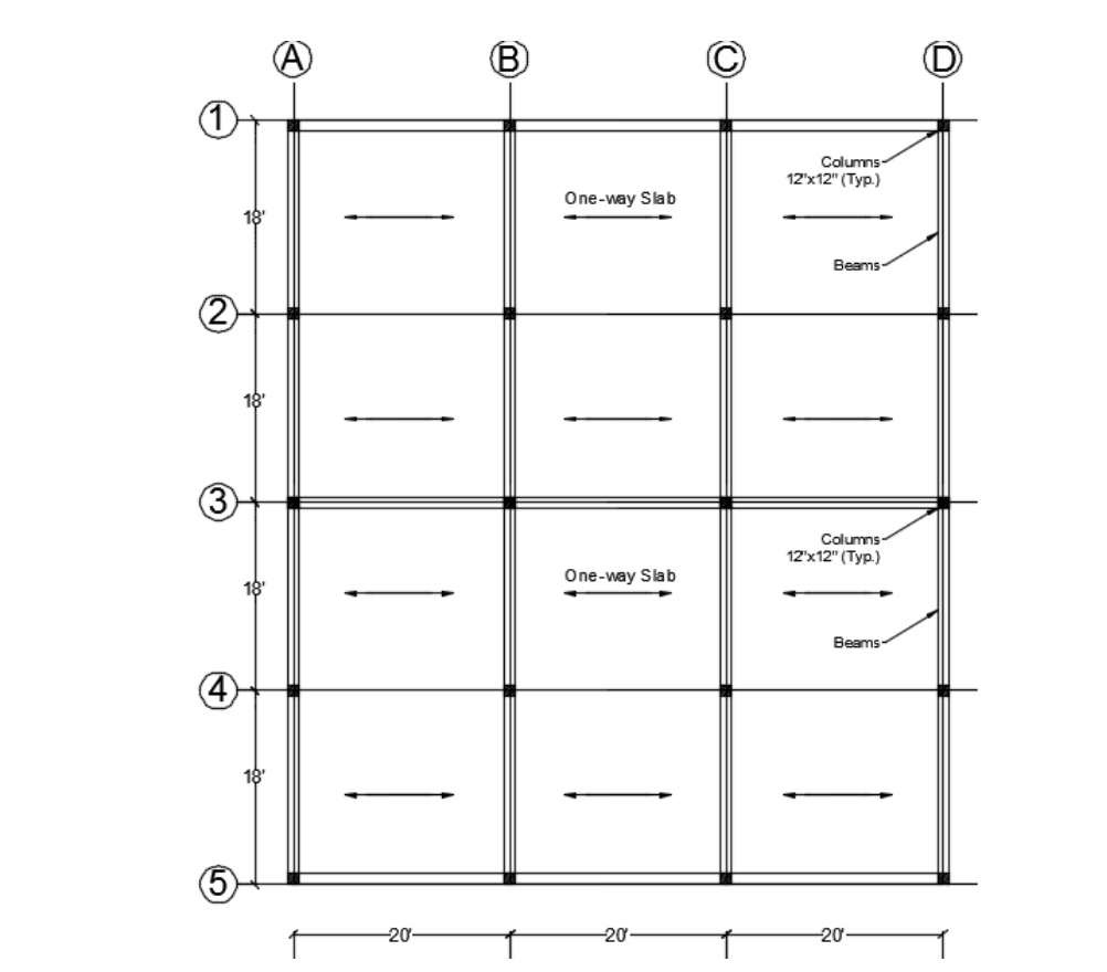 House Floor Plan Grid