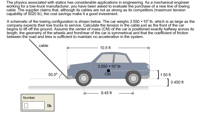 Statics Car Trunk Problem Solved The physics associated with statics has considerable | Chegg.com