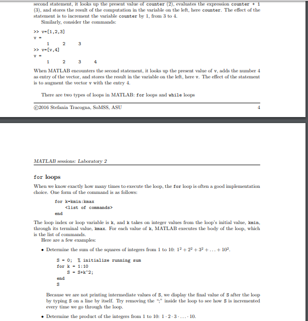 Solved EXERCISE 1 Enter the following matrices and vectors Chegg