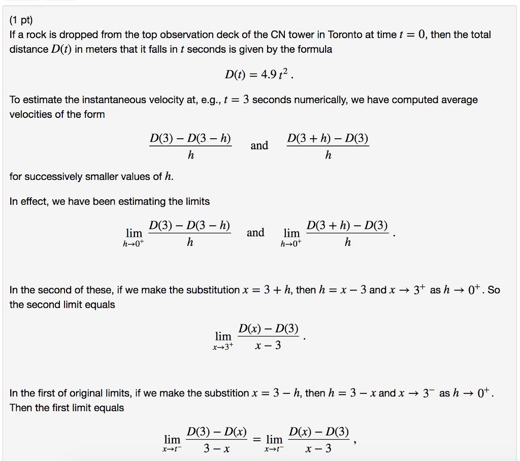 Solved Calculus Problem 6 All one problem, the first | Chegg.com