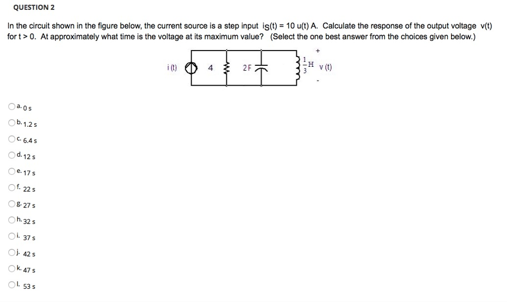 Solved QUESTION 2 In the circuit shown in the figure below, | Chegg.com