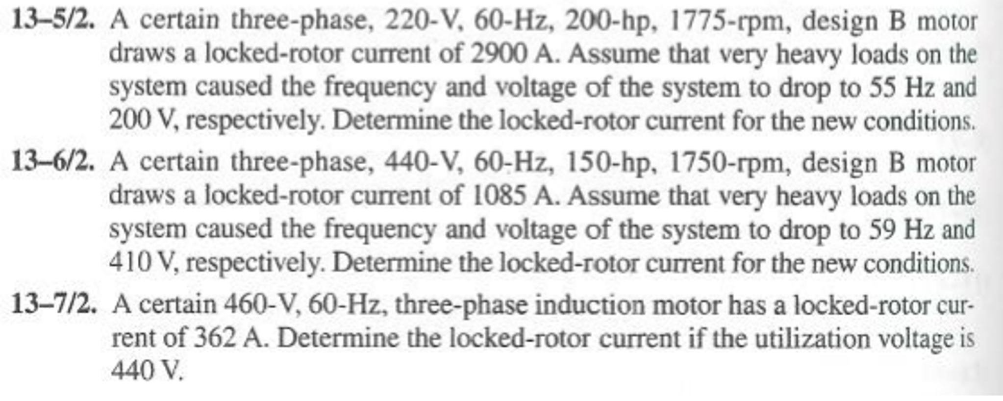 Solved A Certain Three phase 220 V 60 Hz 200 hp Chegg solved-a-certain-three-phase-220-v-60-hz-200-hp-chegg