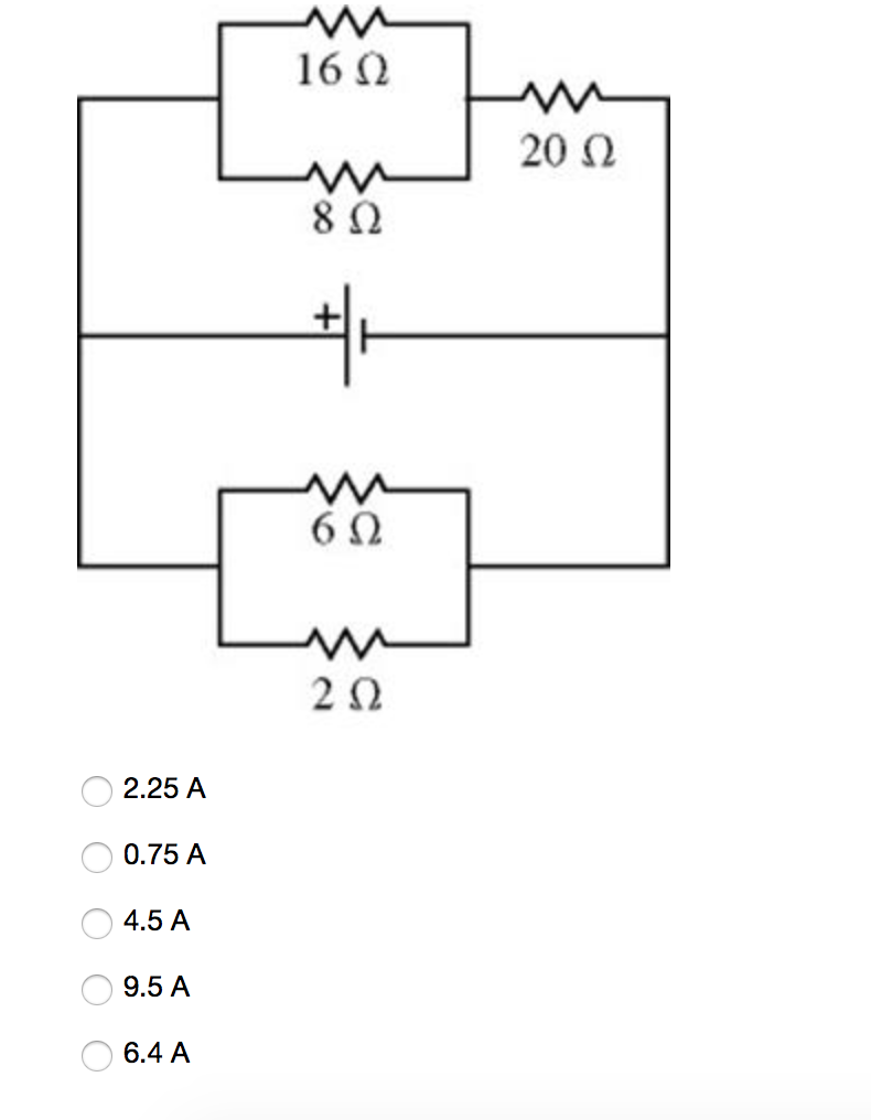 Solved For the circuit shown in the figure, the current in | Chegg.com