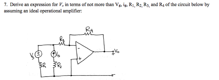 Solved I got Vo = -(Vs + Is*R2)*R4/[(R1||R2)+R3] but the | Chegg.com