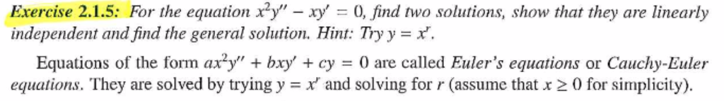 Solved Notes On Diffy Qs: Chapter 2.1 Second Order Linear | Chegg.com