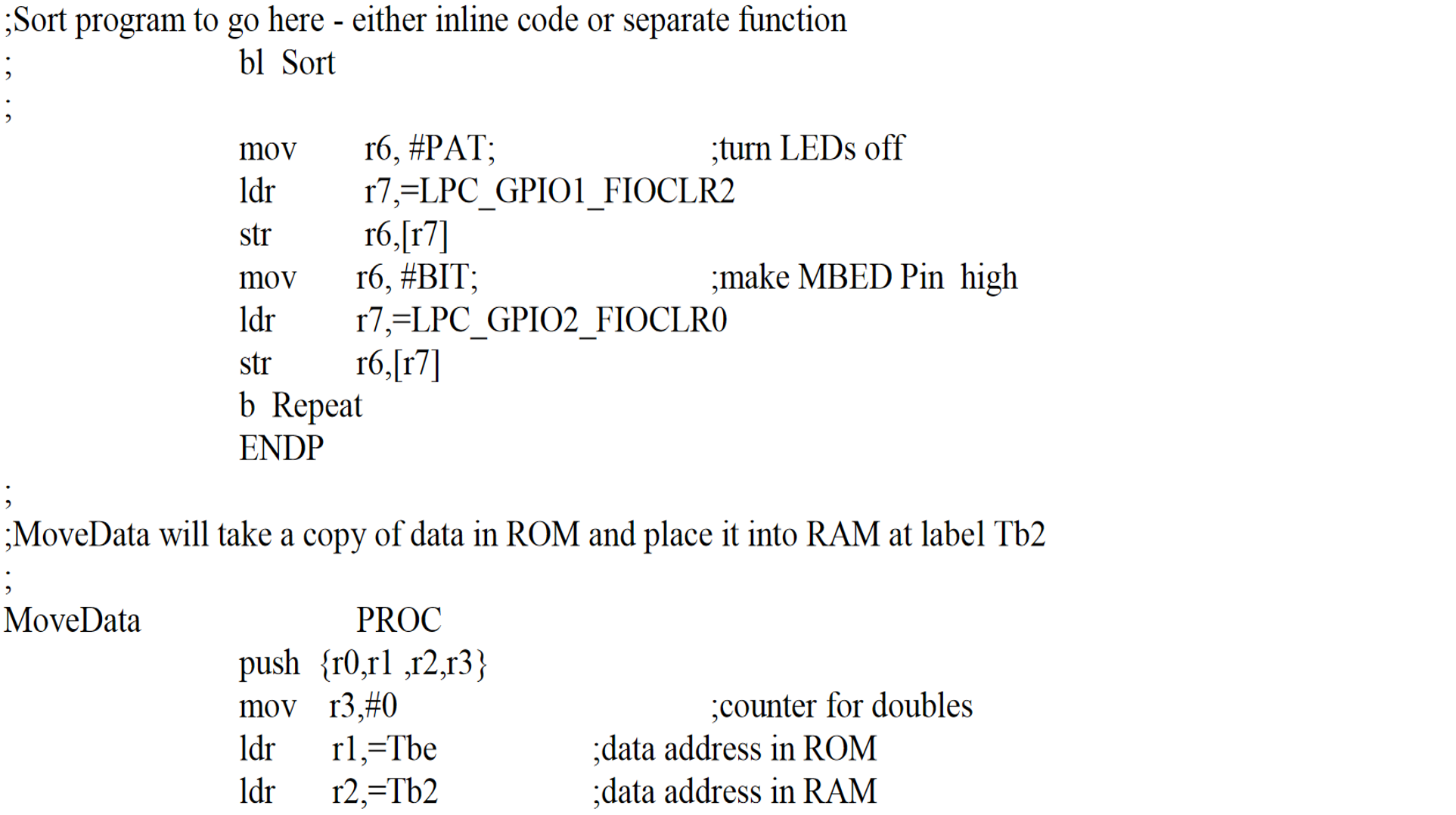 Solved Make A List Of The ARM Conditional Instructions And | Chegg.com