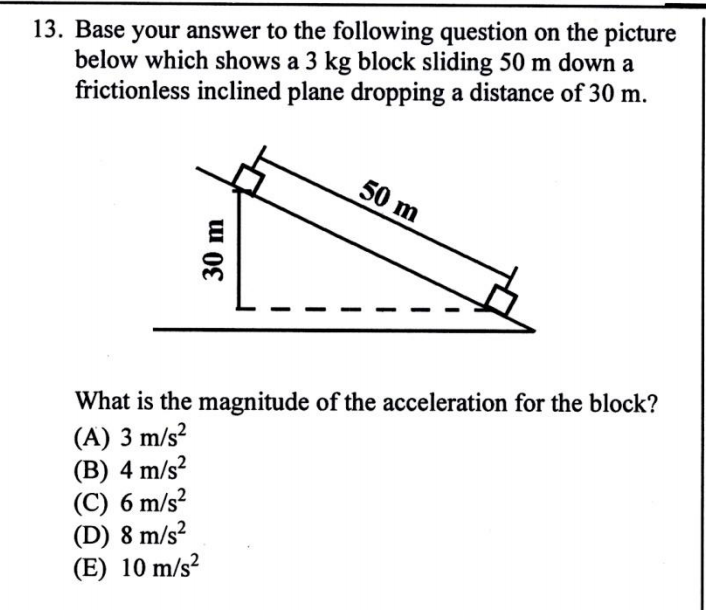 Solved Base your answer to the following question on the | Chegg.com