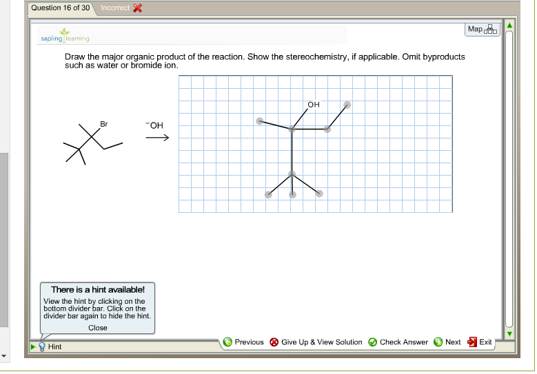 Draw the major product of the reaction sequence. Omit byproducts