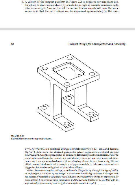 3. A version of the support platform in Figure 2.25 | Chegg.com