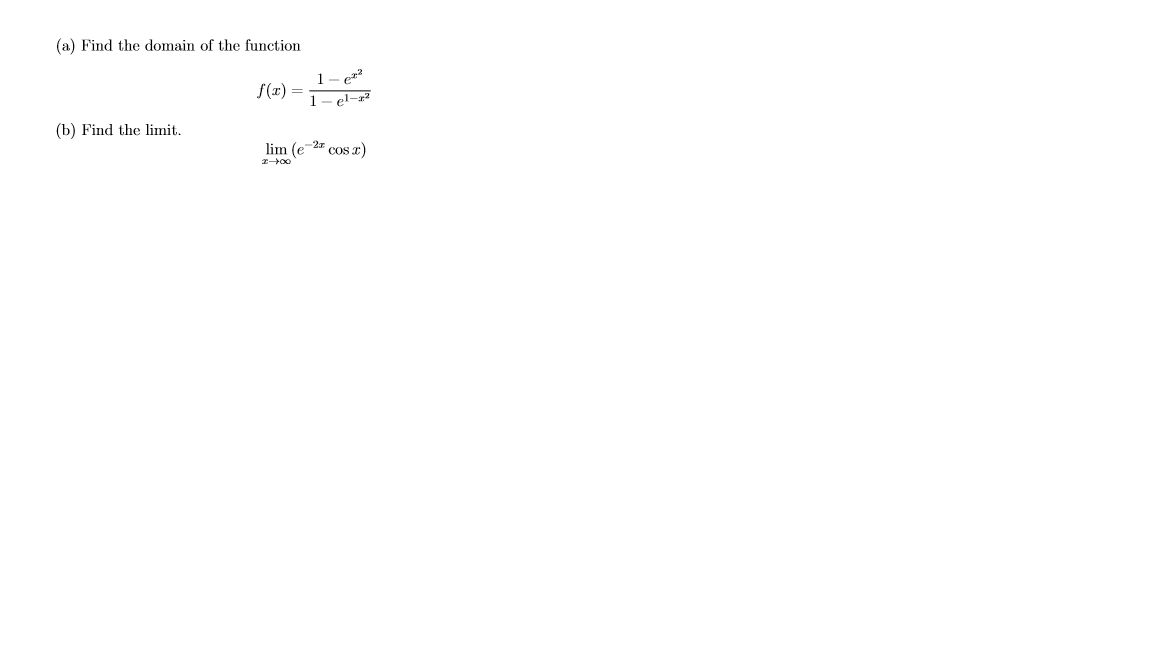 solved-find-the-domain-of-the-function-f-x-1-e-x-2-1-chegg