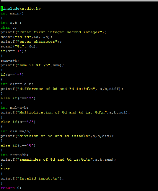 Solved Write and run a C program that1. Simulate a | Chegg.com