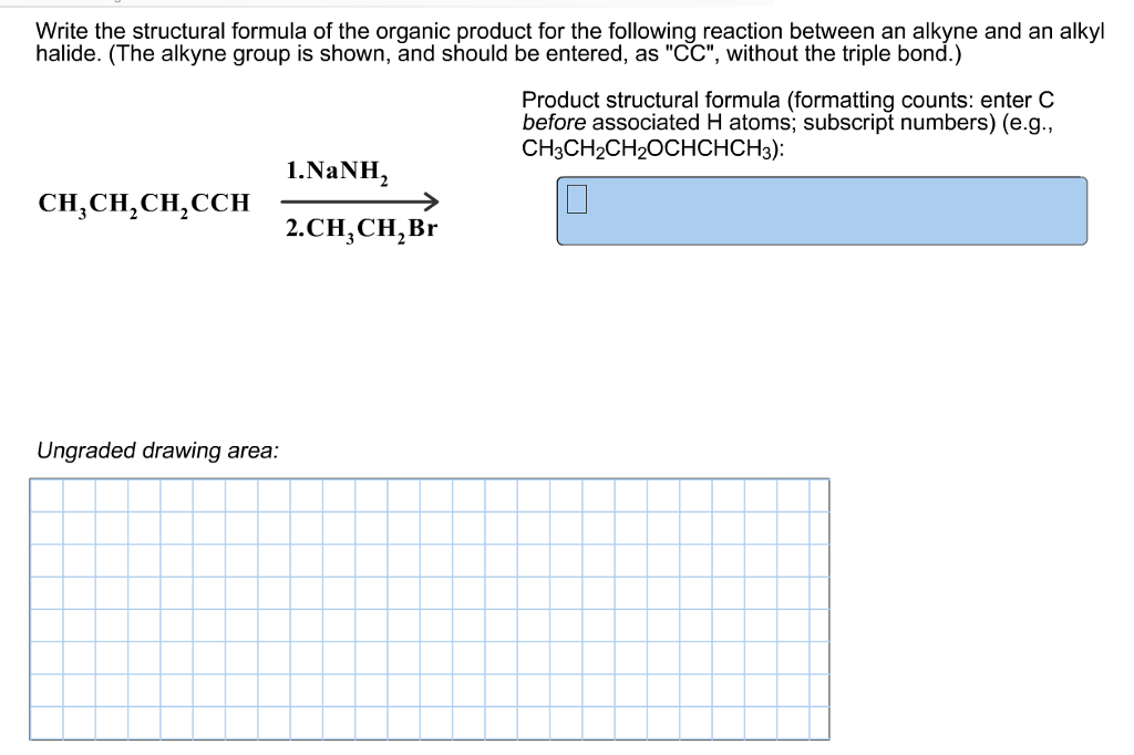 Solved Write the structural formula of the organic product | Chegg.com