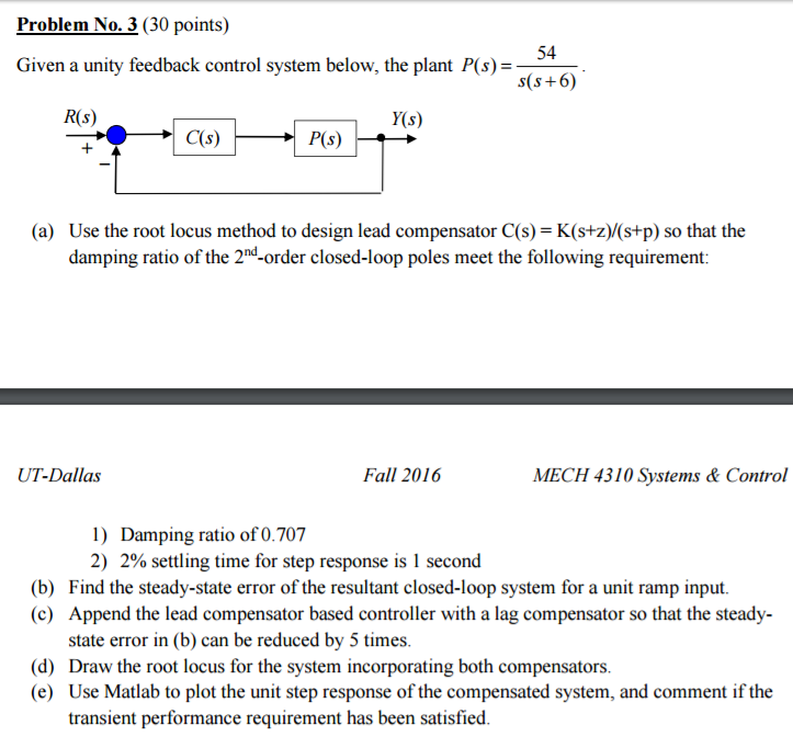 Unity Feedback Control System Examples at Janet Simmons blog