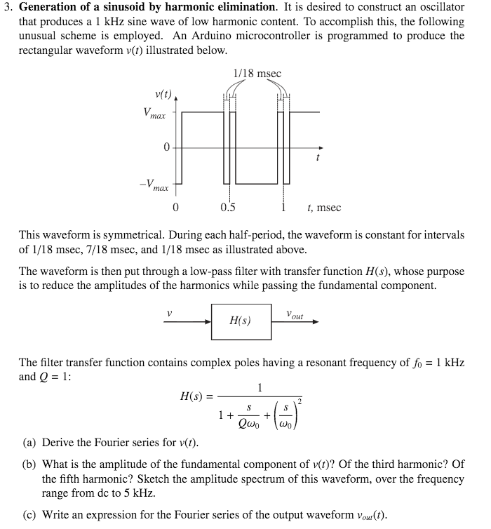 Solved It is desired to construct an oscillator oscillator | Chegg.com